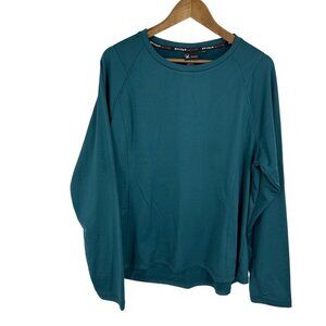 Spyder Active Teal Long Sleeve Performance Shirt Women's Size XXL